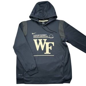 Nike Wake Forest TEAM ISSUED Demon Deacons Men’s Black Hoodie Sweatshirt XL